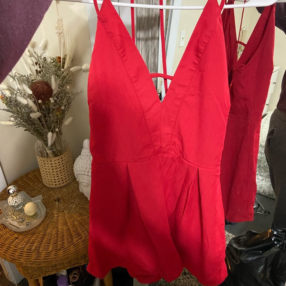 Strappy Halter top romper